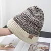 Gorro de Lana de Corea del Sur para Hombres y Mujeres Invierno Pareja Exterior Nieve Engrosado Cálido 2024 Nuevo de Moda Gorro Tejido