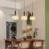 Luminária Pendente de Cabeceira LED Vintage Estilo Sul-Asiático para Quarto, Luminária Criativa Retro Wabi-Sabi para Entrada Corredor