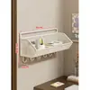 Estante de almacenamiento para pared de dormitorio, no requiere taladro, solución de almacenamiento para mesita de noche, estante de almacenamiento para pared