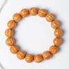 Cuerda de mano cabeza de mono natural para hombre, tiburón tallado en la espalda, nogal, pluma de fénix pequeña, cuentas ligeras, plato Wen play, cuentas de Buda para jugar, pulsera para mujer, venta al por mayor