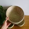 Hecho a Mano Bambú Productos de Bambú Cesta de Bambú Supermercado Sala de Estar Fruta Azul Cesta para Pan al Vapor Cesta de Almacenamiento de Bambú Cesta para Dim Sum