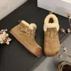 Zapatos Birkenstock de Hong Kong con Suela Gruesa, para Aumentar Altura, con Felpa Adicional, Cálidos, para Mujer, Estilo Nuevo Otoño/Invierno, Plataforma, Antideslizantes, Versátiles, Cómodos, Zapatos de Algodón