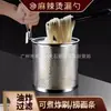 Escorredor de Aço Inoxidável para Panela Quente, Filtro Comercial para Macarrão, Escorredor Doméstico de Cozinha para Cozinhar Legumes