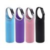 Capa Térmica Universal para Copo com Fivela de Cor Sólida Bolsa Portátil Transversal para Copo de Vidro Garrafa de Água Isolamento Térmico Anti-Queda Anti-Escaldamento Capa Protetora