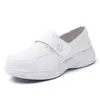 Zapatos de Enfermera Bajos Transpirables de Suela Plana para Mujer, Transfronterizos, Antiolor, Antifatiga, Antideslizantes, de Boca Baja, Zapatos de Una Sola Pieza de Suela Suave, Zapatos Blancos