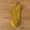 Calcetines de Primavera y Verano calcetines para hombre calcetines tobilleros finos color liso protección para el tobillo tipo oreja transpirables calcetines de algodón calcetines deportivos calcetines cortos para hombre