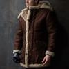 Sitio Independiente Chaqueta de Hombre Más Vendida Amazon Otoño e Invierno Abrigo Engrosado Gamuza Cálido Abrigo de Piel Sintética Chaqueta de Algodón