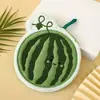Toalla de Mano de Dibujos Animados Lindos Estilo Coreano Colgante Absorbente de Agua Secado Rápido Limpiar Triple Capa Engrosada Felpa de Coral Pañuelo de Cocina