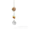Abeja Amarilla Atrapasol Estrella Solar Luna Concentrador de Luz de Jardín Prisma Colgante Decoración de Luz Bola Colgante Productos Transfronterizos