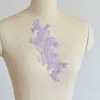 Decalques de Carro Osso Vermelho e Preto Acessórios de Renda Feitos à Mão DIY para Vestido de Noiva e Adornos de Cabeça