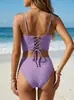 Nuevo traje de baño de dos piezas para mujer, sin tirantes, espalda descubierta, adelgazante, que realza la figura, bikini de triángulo de cintura alta, disponible en AliExpress y Amazon