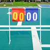 Marcador de Baloncesto para Jardín de Infancia Soporte de Piso para Marcador de Fútbol Volteable Voleibol Tenis de Mesa Deportes al Aire Libre Puntos