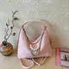 Bolsa Grande da Moda de Verão 2026, Bolsa de Ombro Transversal com Textura Simples, Bolsa Tote Feminina de Nicho