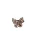 Pinzas para Orejas de Mariposa de Circonita Estilo Francés para Mujeres Sin Perforaciones, Brazaletes de Oreja de Moda para Viajar, Lujo Ligero, Gama Alta, Aretes Versátiles