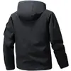 Jaqueta Masculina Três Provas para Uso Externo Novo Estilo 2026 Moda Primavera e Outono Marca Tendência com Capuz Roupa de Trabalho Jaqueta Casual Estilosa
