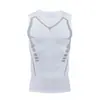 Colete esportivo de treino respirável de secagem rápida para fitness sem mangas para homens, verão, transfronteiriço, elástico, para corrida, basquete, camada base, camisa justa