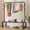 Nuevo Modelo Rejilla Lateral de Extra Grosor y Gran Capacidad, Perchero de Pie para Uso Doméstico, Perchero para Ropa de Dormitorio