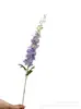 Flor de simulación delphinium jacinto decoración de boda para el hogar flor artificial falsa delphinium planta de simulación al por mayor