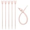 Correa de Silicona de Osito para Llavero DIY Cadena de Cuentas Cordón Colgante para Ropa Bolsa Joyería Hecha a Mano Accesorios para Llavero