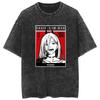 Camiseta Retro Lavada Amazon Hip Hop Anime Chainsaw Man Hombre Motosierra Casual Algodón Verano Manga Corta