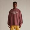 Fog Multi-Line Essentials Hhh Marca Americana de Moda de Rua Estampa de Letra Escondida Camiseta Casual Solta de Manga Longa