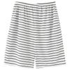 Pijama de algodón XXXXL de 200 jin para hombre, pantalones cortos de verano, talla grande, holgados, talla 5XL, ropa de hogar sencilla y pura.