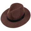 Sombrero bombín de primavera para hombre material de cáñamo ala plana hombres de mediana edad y mayores sombrero para el sol sombrero casual sombrero de viaje sombrero para hombre parasol vaquero