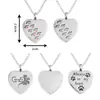 Collar Clásico de Acero Inoxidable con Forma de Corazón Se Puede Abrir Colgante de Amor Botella de Perfume Collar Conmemorativo para Mascotas Joyería Romántica