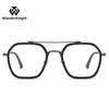 Tendencia de moda montura de gafas de montura grande nueva luz anti-azul montura de gafas para miopía para hombres y mujeres espejo plano artístico simple