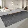 Alfombrilla Lavable de Lujo de Alta Gama Color Crema Antideslizante para Ventana Abuhardillada, Alfombra para Mesa de Centro de Noche en Dormitorio
