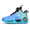 Otoño e Invierno nuevos zapatos luminosos de baloncesto deportivos con hebilla giratoria para niños, tallas grandes transfronterizas, para hombres y mujeres, mismos zapatos para correr transpirables, moda