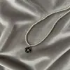 Accesorios de Collar de Perlas de Camelia Pequeña Fragante Estilo Francés para Mujeres con Diseño Único Cadena para la Clavícula de Flores con Cuentas