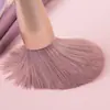 Conjunto de 9 Pincéis de Maquiagem Pequenos Roxos, Pincel para Pó, Pincel para Sombra, Pincel para Base, Pincel de Beleza, Ferramentas de Maquiagem, Cílios Postiços