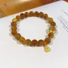 Pulsera de Cristal con Perlas de Cristal Natural Optimizada Pulsera Versátil de Nicho Joyería de Moda de Lujo Ligero Venta al por Mayor para Mujeres