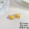 Nuevo Collar Colgante de Espiga de Trigo con Diamantes, Chapado en Oro Antiguo Conservador del Color, Estilo Chino, para Mujer, Colgante Redondo Simple y Versátil Venta al por Mayor
