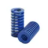 Mola de Molde 65Mn Mola de Compressão Retangular Azul Personalizada Tf Mola de Pressão de Fio Plano Espiral de Alta Resistência Hardware