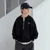 Roupas infantis para meninos, moletom de outono 2026 novo modelo, blusas estilosas casuais para primavera e outono para meninos mais velhos