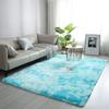 Alfombra Tie-Dye de Cambio Gradual Sala de Estar Mesa de Centro Dormitorio Pelo Largo Manta de Cabecera Habitación Tatami Nórdica Ins Alfombra de Piso de Felpa