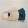 Negra con Válvula de Respiración, Mascarilla de Esponja 3D de Doble Capa, Mascarilla de Esponja de Alta Densidad Lavable y Reutilizable