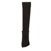 Calcetines de compresión para pantorrilla de cinco dedos para mujer, calcetines de yoga de longitud media para otoño, calcetines deportivos de fitness para correr, saltar la cuerda, calcetines altos para dedos