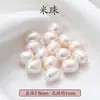 Pulsera Popular de Perlas de Agua Dulce Moradas Naturales de Xiaohongshu Accesorios de Joyería DIY Materiales Cordón Trenzado