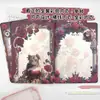 Novo Vestido Vermelho Gato Preto Menina Bonita B5 Caderno Encadernado em Couro Anime Páginas para Colorir Menina Bonita Agenda Caderno de Couro Vintage