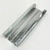Perfil de Acero Galvanizado Borde Crudo 50X28X80 Canal Principal Acero Ligero Malla Componente Construcción en Seco Techo Placa de Yeso Metal