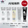 Set de Pintura Acrílica Personalizado de 75 ml, Impermeable y que no se decolora, Adecuado para Pintura DIY en Estudio, Se puede imprimir con logotipo