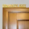 Jm1166-1173 Adesivo de Interruptor Espelhado com Letra Acrílica Preto e Dourado Transfronteiriço Decoração de Casa Adesivo de Parede