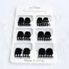Clip de agarre pequeño negro de 1,5 cm clip superior pequeño de plástico pequeño clip para flequillo pasador para el pelo accesorios para el cabello suministro transfronterizo