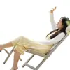 Cadeira de balanço de vime Yunding para exterior para pausa para o almoço, cadeira preguiçosa para varanda de casa, sofá, cadeira de lazer à prova d'água, mesa e cadeiras de exterior para pátio