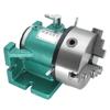 Fresadora de cabezal divisor rápido de 100 mm de altura central KF125, cabezal divisor simple e igual, soporte de mandril y uso dual.