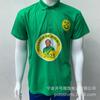 Fábrica de Camisetas Eleitorais Processa e Produz Camisas Polo Lapela da Tanzânia, Camisetas de Malha Verde 100% Poliéster com Imagens em Transferência Térmica