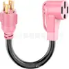 Cabo Adaptador de Gerador para RV, L14-30P Trava Giratória Macho para 14-50R Fêmea Tiantai